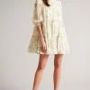 Ted Baker Bellona White Tiered Trapeze Mini Dress 2 Ted Baker Bellona White Tiered Trapeze Mini Dress -TED BAKER Sales Store unnamed file 783