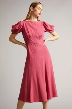 Ted Baker Tulipi Mid-Pink Panelled Midi Tea Dress 10 Ted Baker Tulipi Mid-Pink Panelled Midi Tea Dress -TED BAKER Sales Store unnamed file 791
