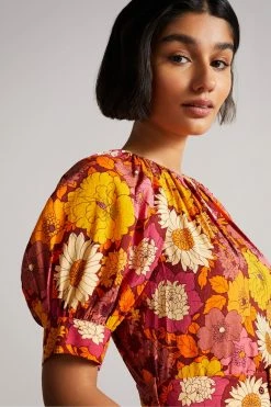 Ted Baker Red Patti Self Belt Detail Mini Dress -TED BAKER Sales Store unnamed file 798