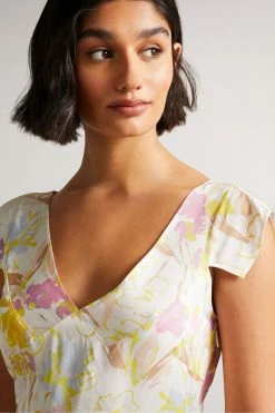 Ted Baker Necole White Printed Tea Dress -TED BAKER Sales Store unnamed file 809