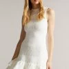 Ted Baker Maleko White Lace Stitch Dress -TED BAKER Sales Store unnamed file 819