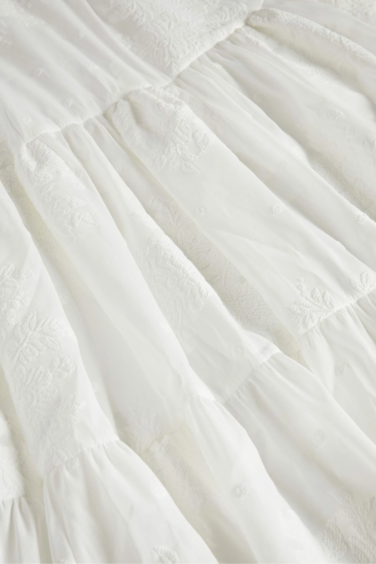 Ted Baker Darita White Puff Sleeve Midi Dress With Fixed Wrap Front 8 Ted Baker Darita White Puff Sleeve Midi Dress With Fixed Wrap Front - Image 6