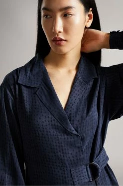 Ted Baker Blue D Ring Midi Dress -TED BAKER Sales Store unnamed file 841