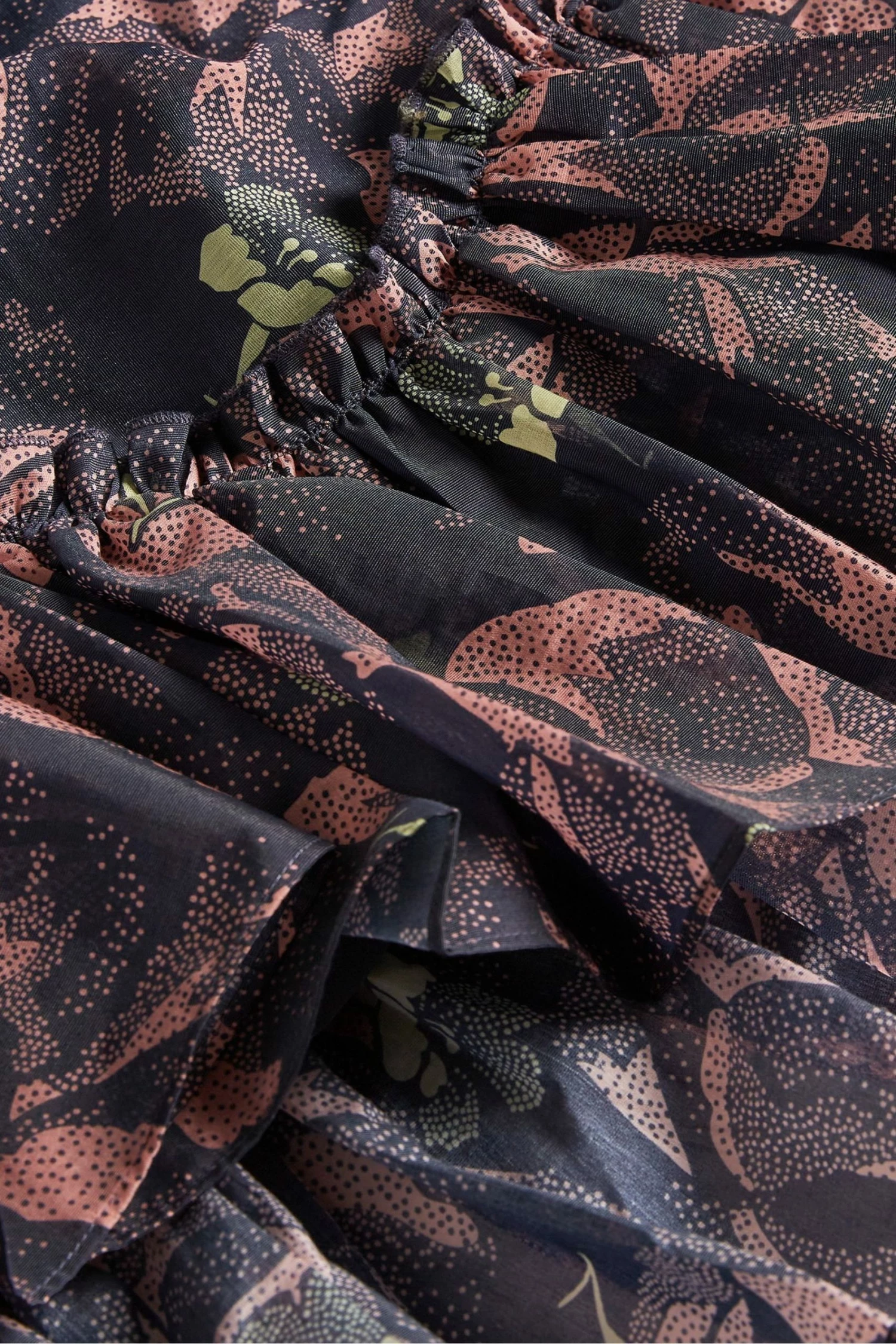 Ted Baker Navy Blue Hazpin Asymmetric Cold Shoulder Ruffle Mini Dress 7 Ted Baker Navy Blue Hazpin Asymmetric Cold Shoulder Ruffle Mini Dress - Image 5