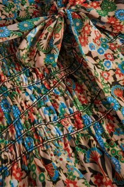 Ted Baker Tiania Black Smock Panel Wrap Mini Dress -TED BAKER Sales Store unnamed file 905