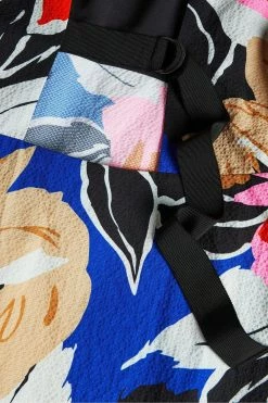 Ted Baker Harpia Black Floral Print Midi Dress -TED BAKER Sales Store unnamed file 917