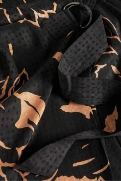 Ted Baker Brown Integral Wrap Dress 12 Ted Baker Brown Integral Wrap Dress -TED BAKER Sales Store unnamed file 923