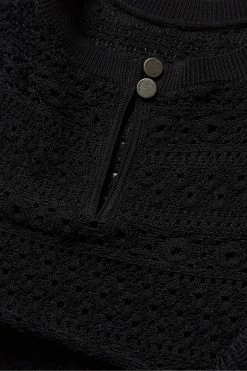 Ted Baker Maleko Black Lace Stitch Dress -TED BAKER Sales Store unnamed file 935