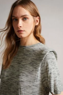 Ted Baker Julina White T-Shirt Dress With Shoulder Detail -TED BAKER Sales Store unnamed file 940