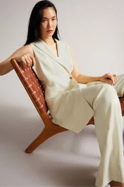 Ted Baker Cream Joannid Sleeveless Blazer Mini Dress -TED BAKER Sales Store unnamed file 960