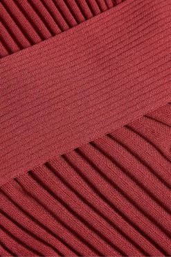 Ted Baker Mid-Pink Ragazza Seam Free Asymmetric Knit Dress -TED BAKER Sales Store unnamed file 967