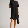 Ted Baker Julina Grey T-Shirt Dress With Shoulder Detail -TED BAKER Sales Store unnamed file 970