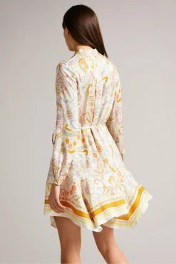 Ted Baker Paulita Yellow Handkerchief Hem Shirt Dress -TED BAKER Sales Store unnamed file 983