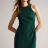 Ted Baker Livviaa Green Knot Front Jersey Dress -TED BAKER Sales Store unnamed file 988