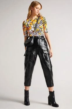 Ted Baker Bagira Black Curved Baguette Cross-Body Bag -TED BAKER Sales Store unnamed file 99