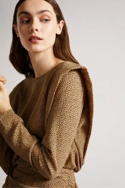 Ted Baker Black Mini Dress With Shoulder Detail -TED BAKER Sales Store unnamed file 997